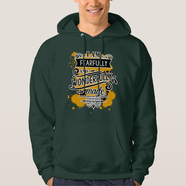 zuzüglich christlicher Kapseln, unisex Hoodie (Vorderseite)