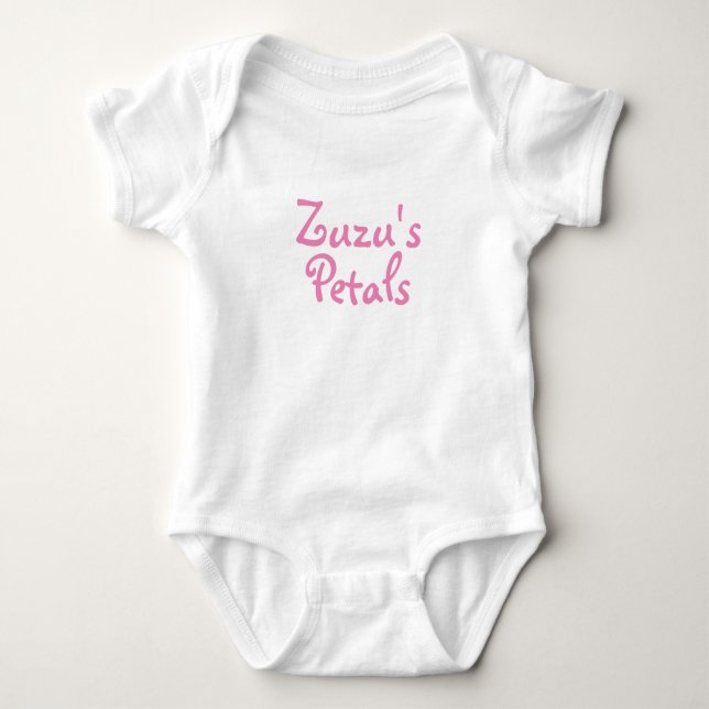 ZUZU'S PETALS BABY JERSEY BODYSUIT BABY STRAMPLER (Vorderseite)