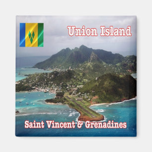 zVC012 SAINT VINCENT GENADINE, Gewerkschaft Island Magnet