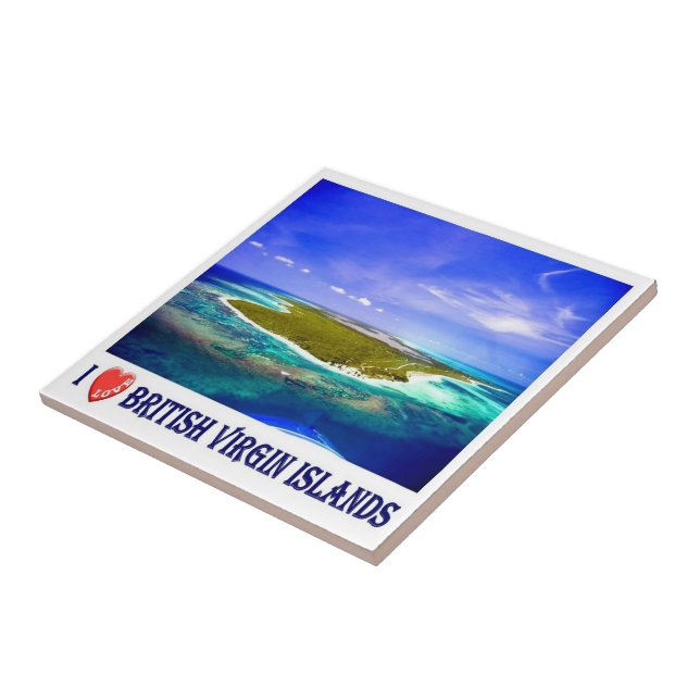 zVG007 BRITISH JUNGFRAU INSELN I Liebe, Fliese (Seite)