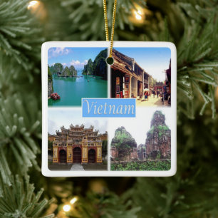 zVN014 VIETNAM, Mosaik, Asien, Keramikornament