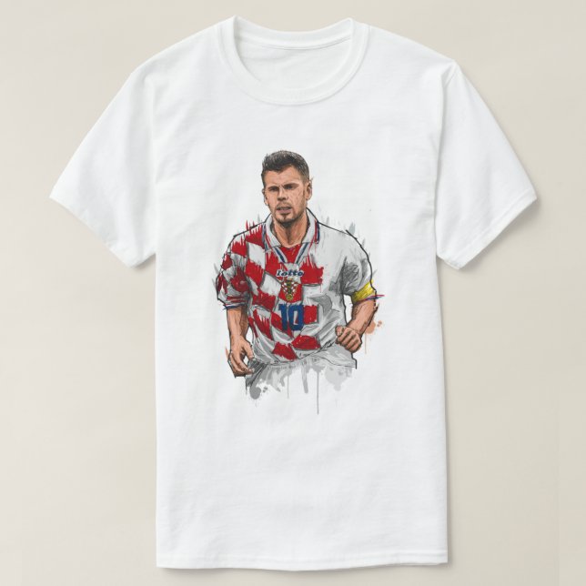 Zvonimir Boban Illustration T-Shirt (Design vorne)