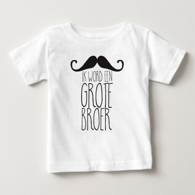 Zwangerschapsaankondiging: Ik word een grote broer Baby T-shirt (Vorderseite)