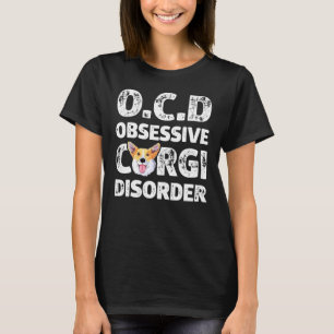 Zwanghafte Corgi-Störung Kinder Jungen Männer Hund T-Shirt