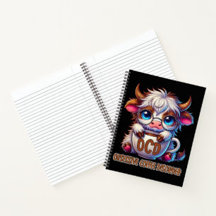 Zwanghafte Kaffeestörung Notizbuch