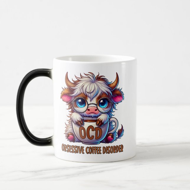 Zwanghafte Kaffeestörung Verwandlungstasse (Links)