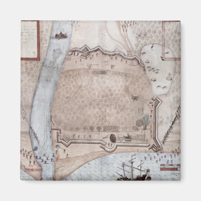 Zwangscampingplatz, Puerto Rico Magnet (Vorne)