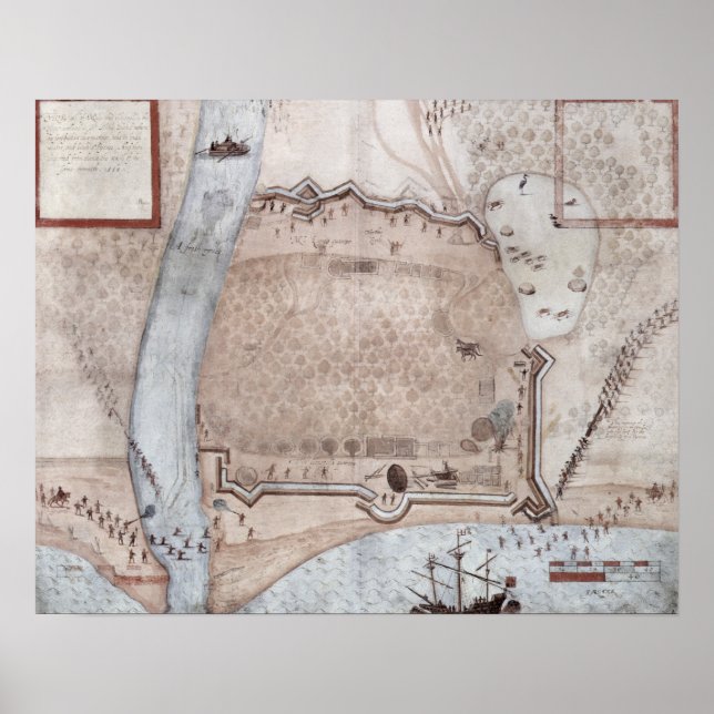 Zwangscampingplatz, Puerto Rico Poster (Vorne)