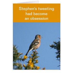 Zwangsläufig tweetend Karte