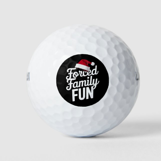 Zwangspass für Familien Party Wiedersehen Sarcasti Golfball (Vorderseite)