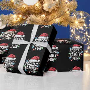 Zwangspass für Familien Sarcastic Weihnachten Funn Geschenkpapier