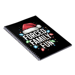 Zwangspass für Familien Sarcastic Weihnachten Funn Notizblock