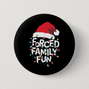 Zwangspass für Familien Sarcastic Weihnachten Weih Button
