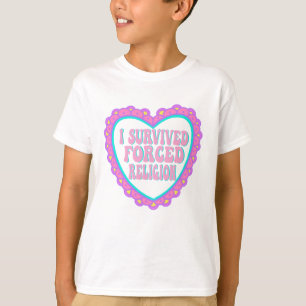 Zwangsprofil Religion rosa Herz Valentine T-Shirt
