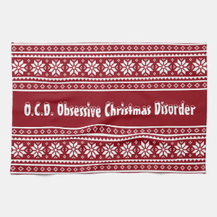 Zwangsstörung Weihnachten OCD Küchentuch