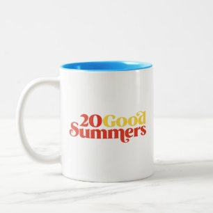 Zwanzig gute Sommer Zweifarbige Tasse