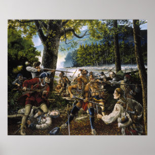 Zwanzig tapfere Männer durch Jackson-Wanderer Poster