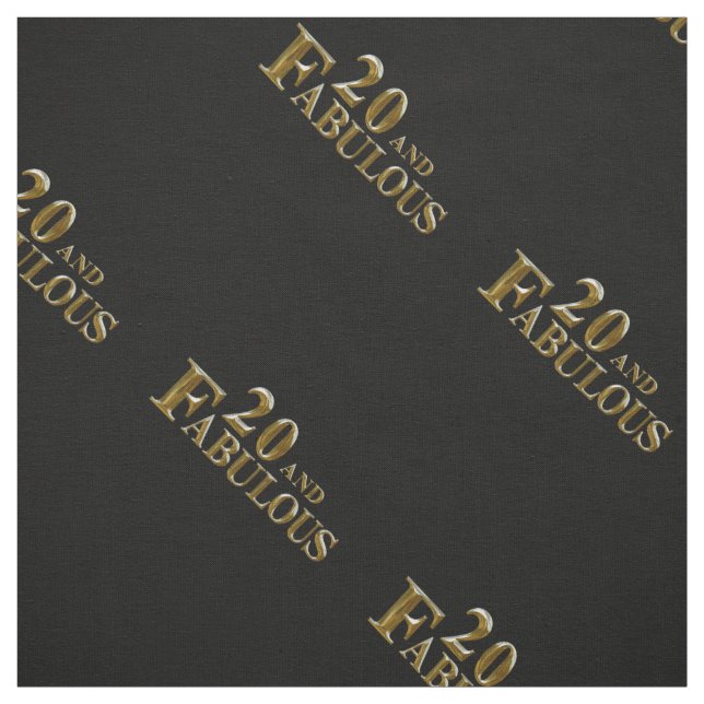 Zwanzig und vortrefflich stoff (Muster)