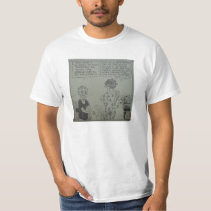 Zwanzigerjahre Comic-Streifen-stiller T-Shirt