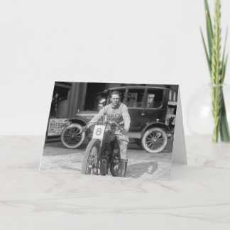 Zwanzigerjahre, die Motorrad laufen Karte