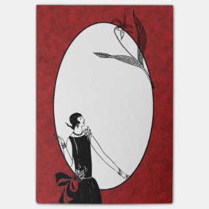 Zwanzigerjahre Modeschau Post-it Klebezettel