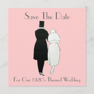 Zwanzigerjahre Themed Wedding Save the Date