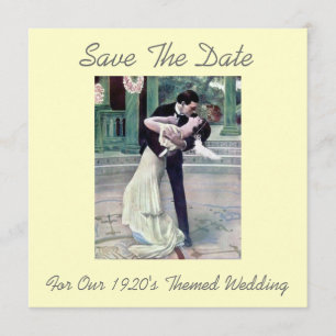 Zwanzigerjahre Themed Wedding Save the Date