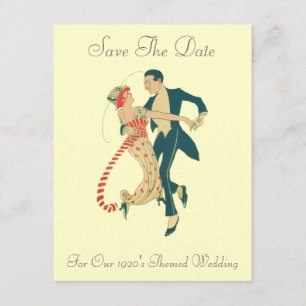 Zwanzigerjahre Themed Wedding Save the Date