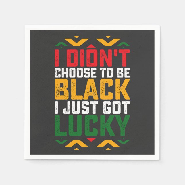 Zwanzigst habe ich mich nicht für schwarz entschie serviette (Vorderseite)