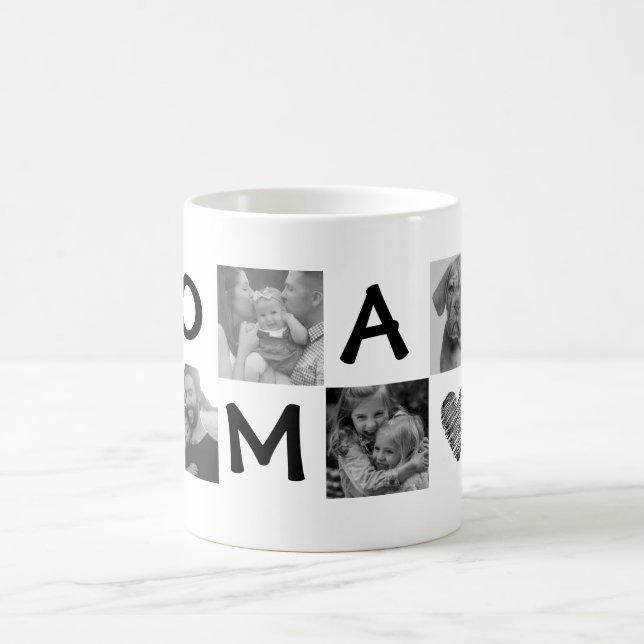 Zwart wit foto mok voor oma of opa kaffeetasse (Mittel)