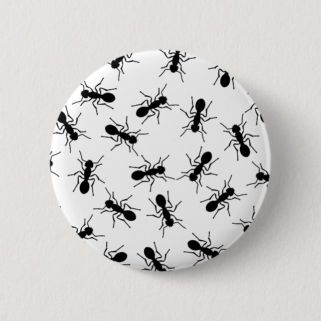 Zwarte Märchenmärsche. Halloween-Fest Button (Vorderseite)