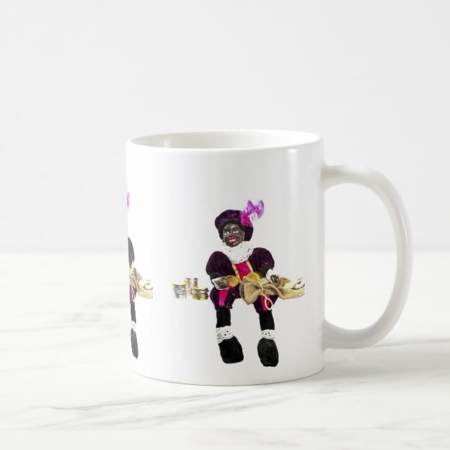 Zwarte Piet Schale Tasse (Rechts)