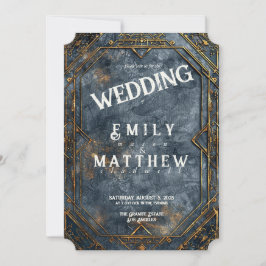 Zwarven Splendor Fantasy Wedding Einladung