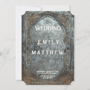 Zwarven Splendor Fantasy Wedding Einladung