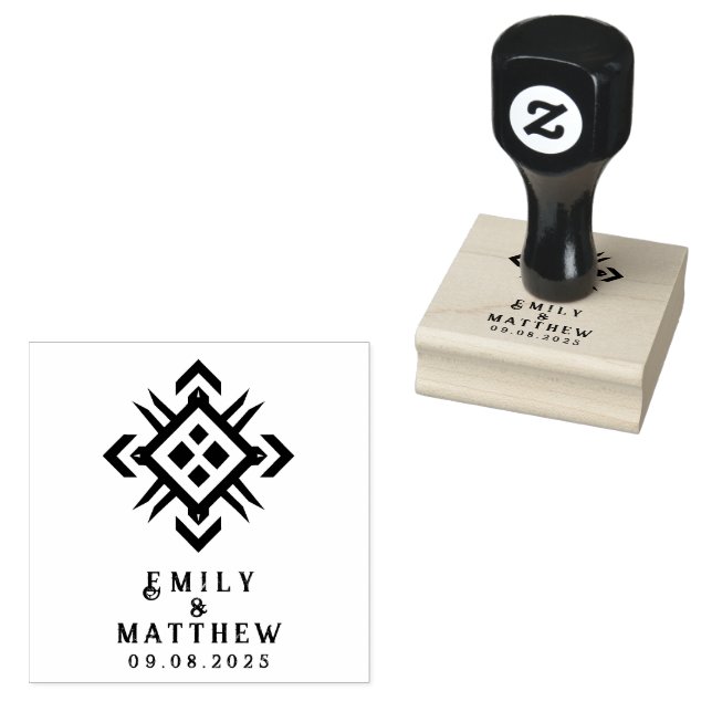 Zwarven Splendor Fantasy Wedding Gummistempel (Stempel)