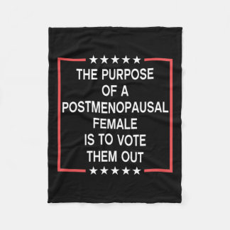 Zweck einer postmenopausalen Frau ist die Abstimmu Fleecedecke