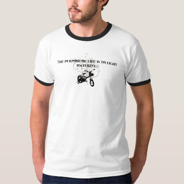Zweck im Leben T-Shirt (Vorderseite)