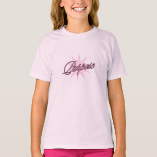 Zweck Minimal Script Ästhetik Motivierend T-Shirt