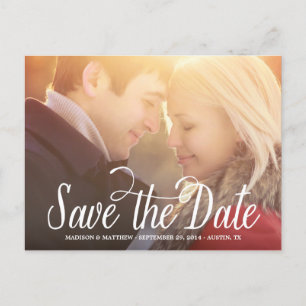 Zweck   Save the Date Postkarte
