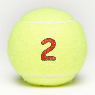 zwei, 2 Jahre, zweite, 2 Jahre alt, Datum, Nummer  Tennisbälle