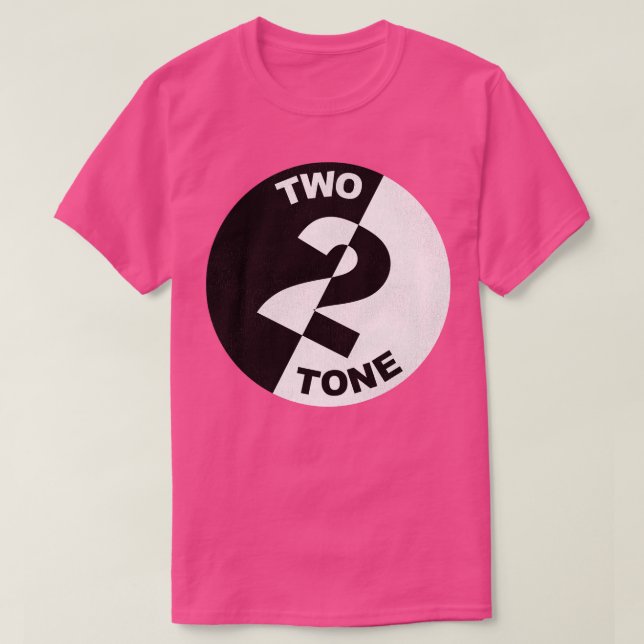 Zwei 2 Tonen T-Shirt (Design vorne)