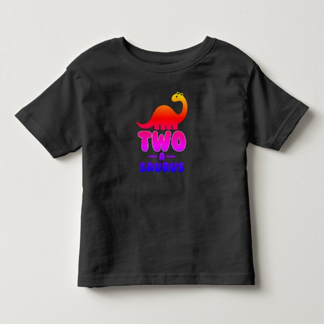 Zwei-A-Suarus Kleinkind T-shirt (Vorderseite)