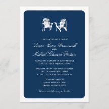 Zwei Adirondack-Stühle Hochzeit