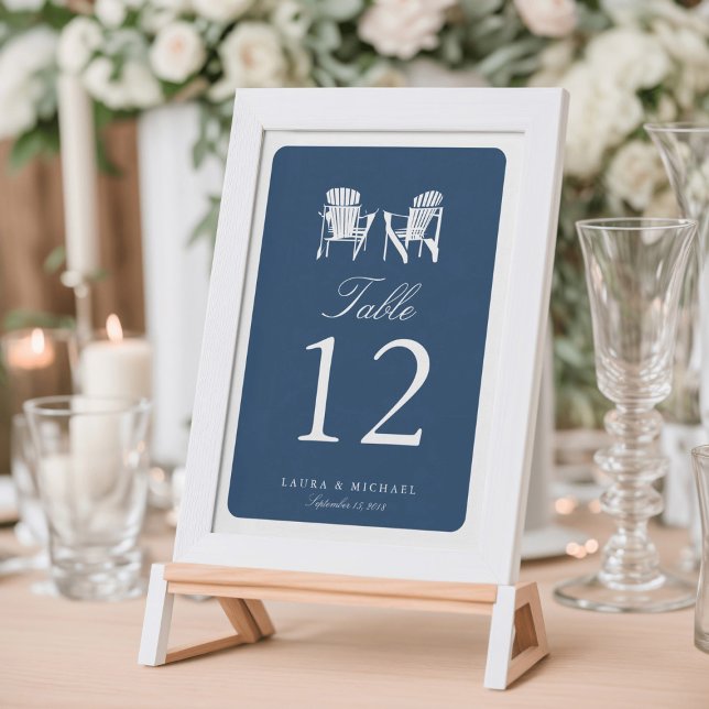 Zwei Adirondack-Stühle | TISCHNUMMER (Von Creator hochgeladen)