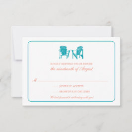 Zwei Adirondack-Stühle UAWG Einladung