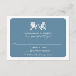 Zwei Adirondack-Stühle UAWG RSVP Karte