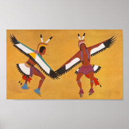 Zwei Adler-Tänzer Poster
