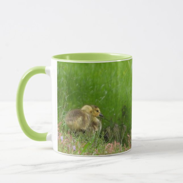Zwei Adorable Goslings Tasse (Links)