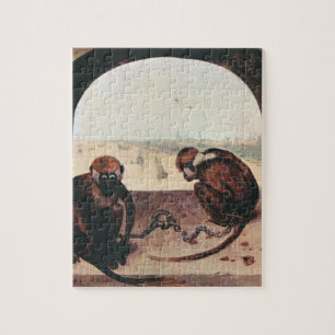 Zwei Affen durch Pieter Bruegel Puzzle