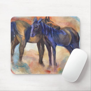 Zwei alte Pals Pferd Computer Maus Pad Original Ar Mousepad